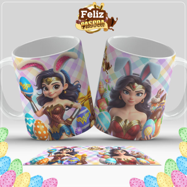 20 artes caneca páscoa personagens - Imagem 12