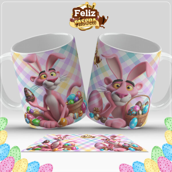20 artes caneca páscoa personagens - Imagem 13