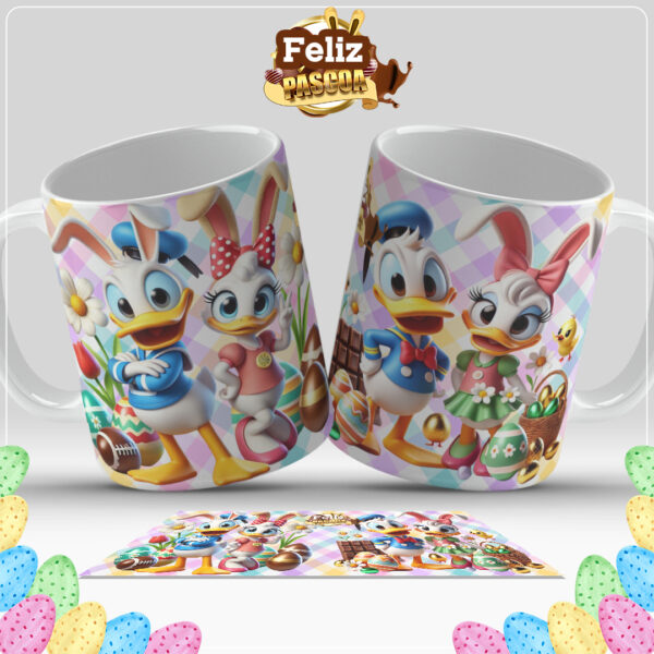 20 artes caneca páscoa personagens - Imagem 14