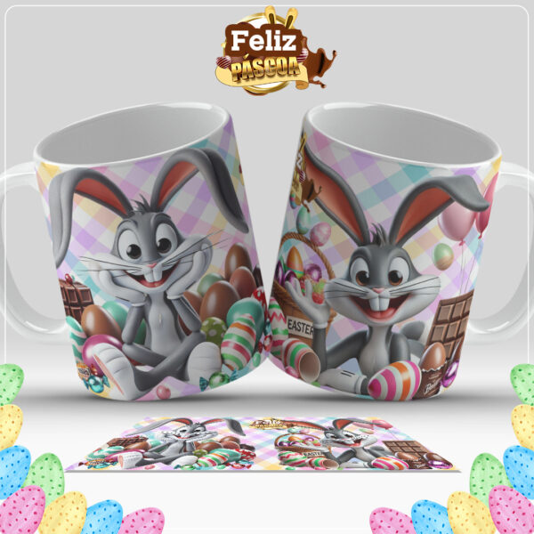 20 artes caneca páscoa personagens - Imagem 15