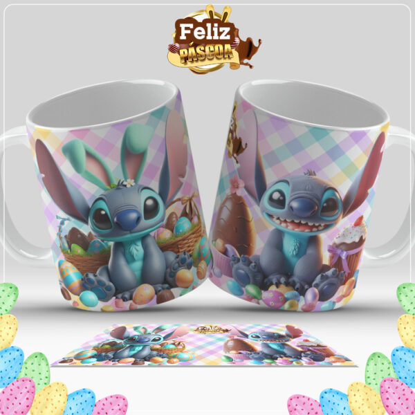 20 artes caneca páscoa personagens - Imagem 19