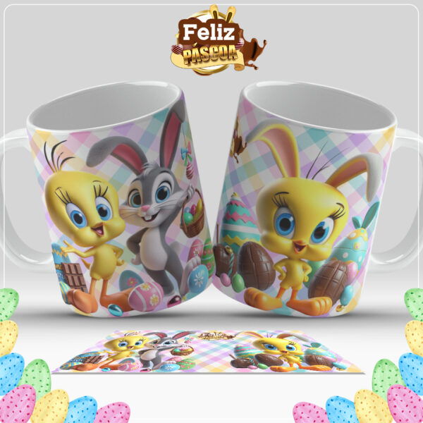 20 artes caneca páscoa personagens - Imagem 2
