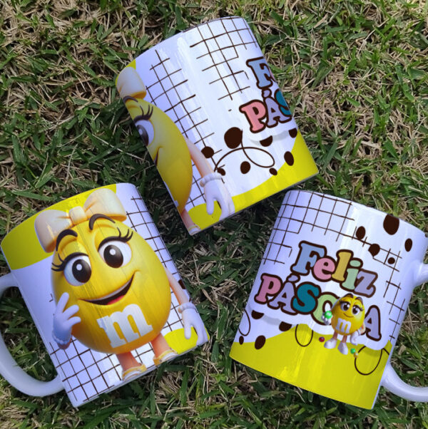 10 Artes Páscoa M&M 3D – Caneca - Imagem 6