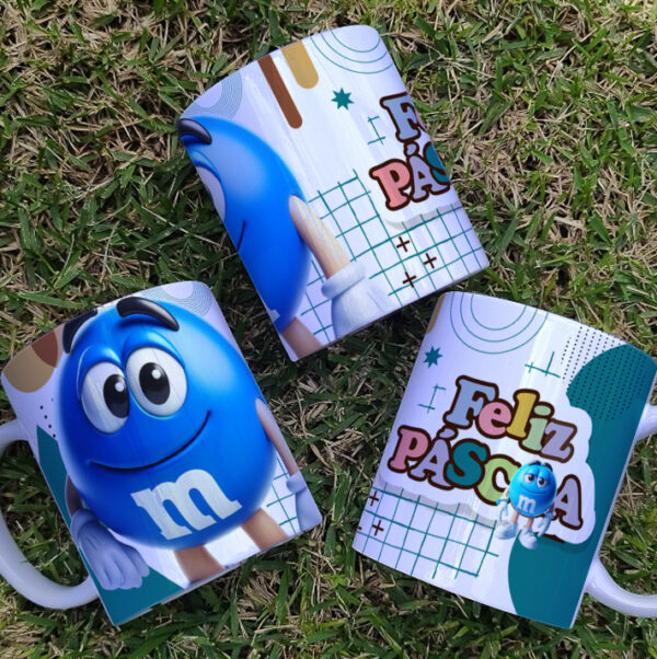 10 Artes Páscoa M&M 3D – Caneca - Imagem 7