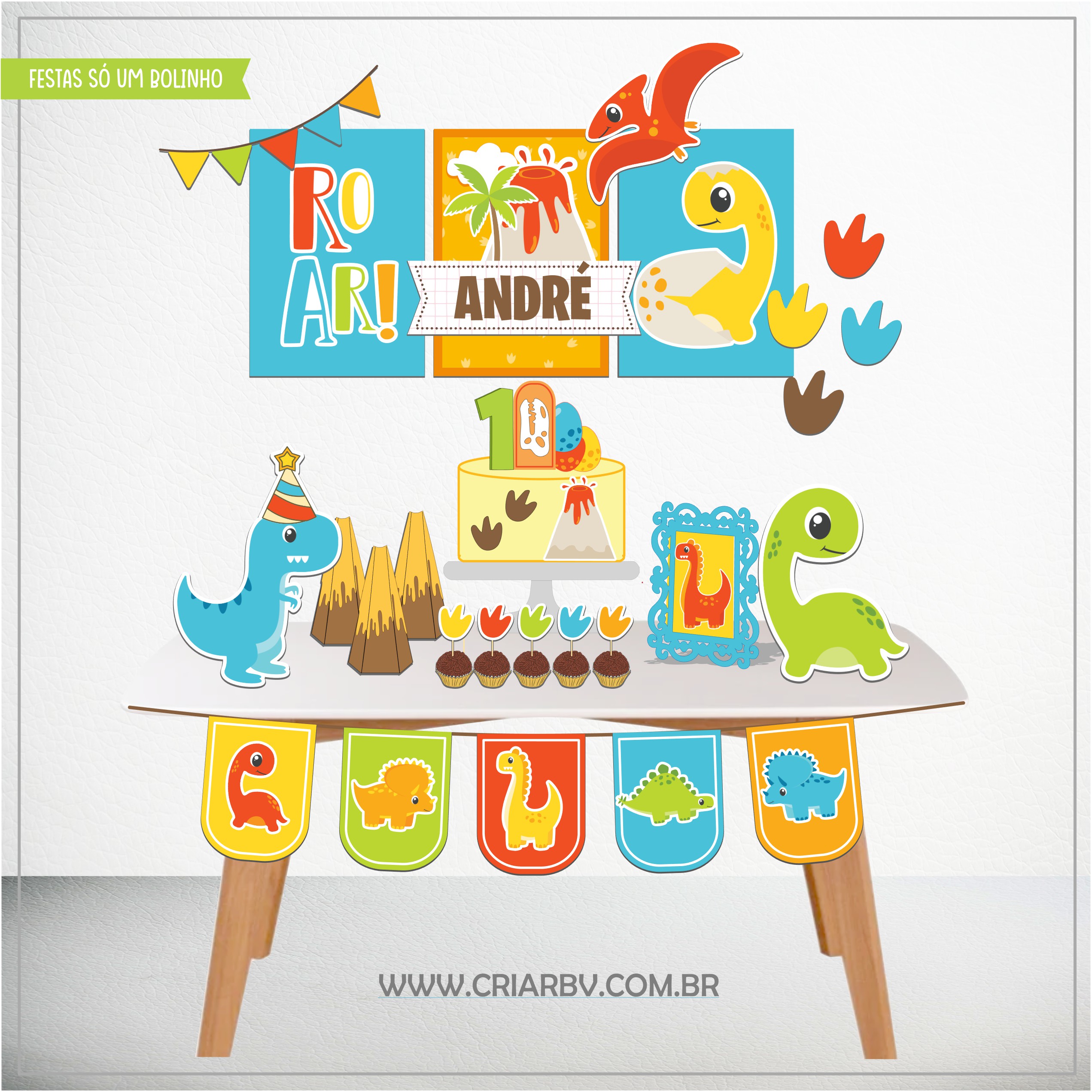 Kit Festa - Dinossauro
