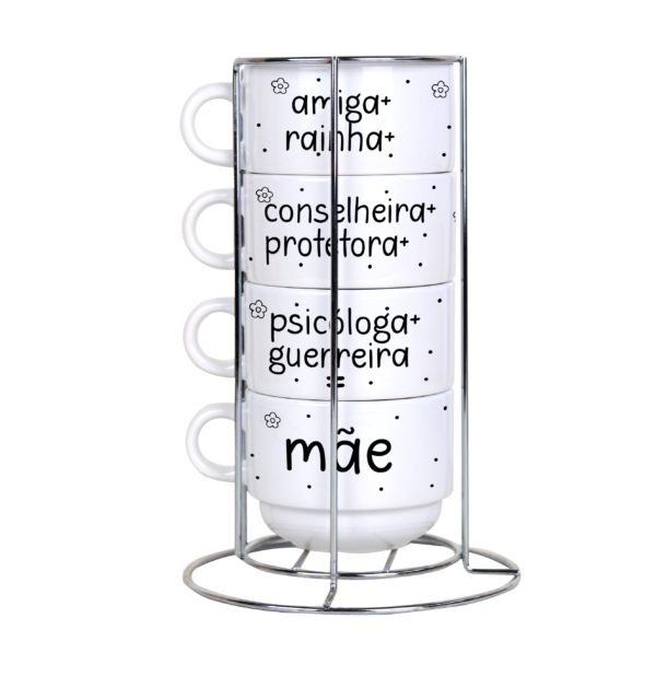COMBO ARTE PARA TORRE DE XÍCARAS - DIA DAS MÃES - Imagem 6