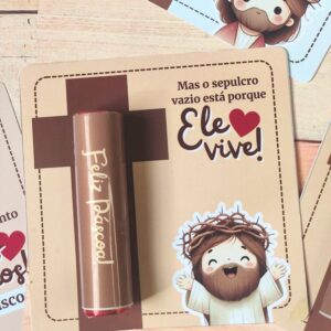 Card Baton Cruz e Círio Pascal Páscoa Cristã – Páscoa 2025