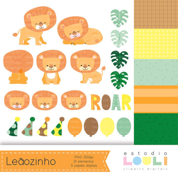 Leãozinho – Kit Digital
