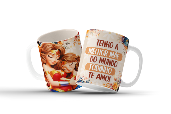 COMBO – Mãe Maravilha COM e SEM Frase – Artes para Canecas - Imagem 5