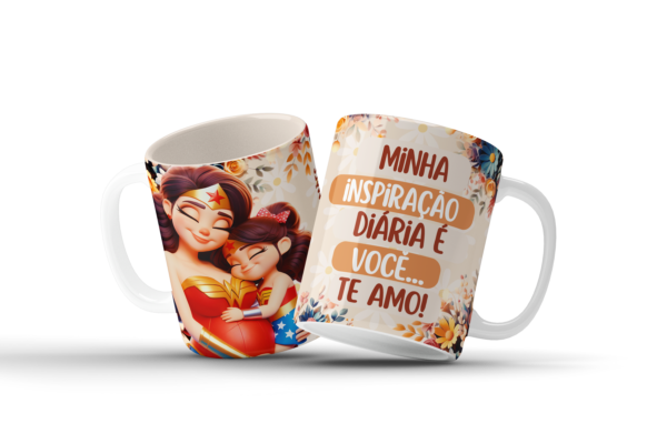 COMBO – Mãe Maravilha COM e SEM Frase – Artes para Canecas - Imagem 6