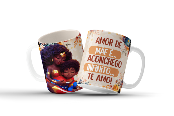 COMBO – Mãe Maravilha COM e SEM Frase – Artes para Canecas - Imagem 10