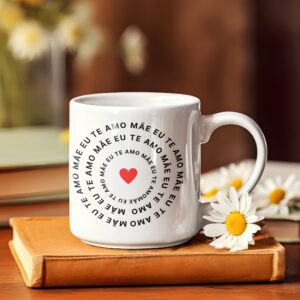 Arte Digital Caneca- Mãe eu te amo