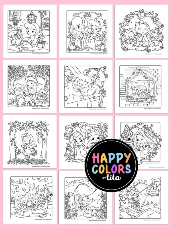 Happy Colors – Combo Vol 8 e 9 – Princesas - Imagem 4