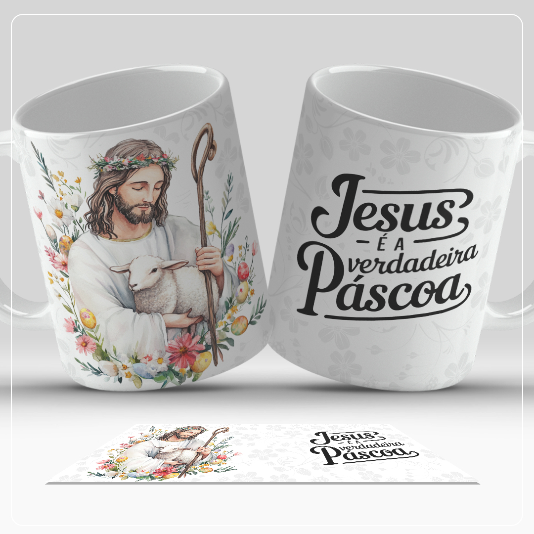 17 artes caneca páscoa cristã - Imagem 12