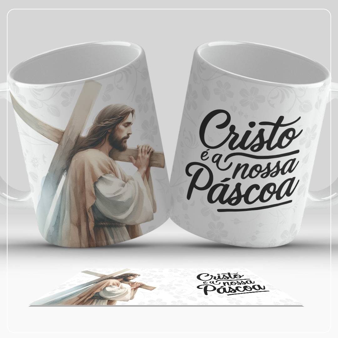 17 artes caneca páscoa cristã - Imagem 13