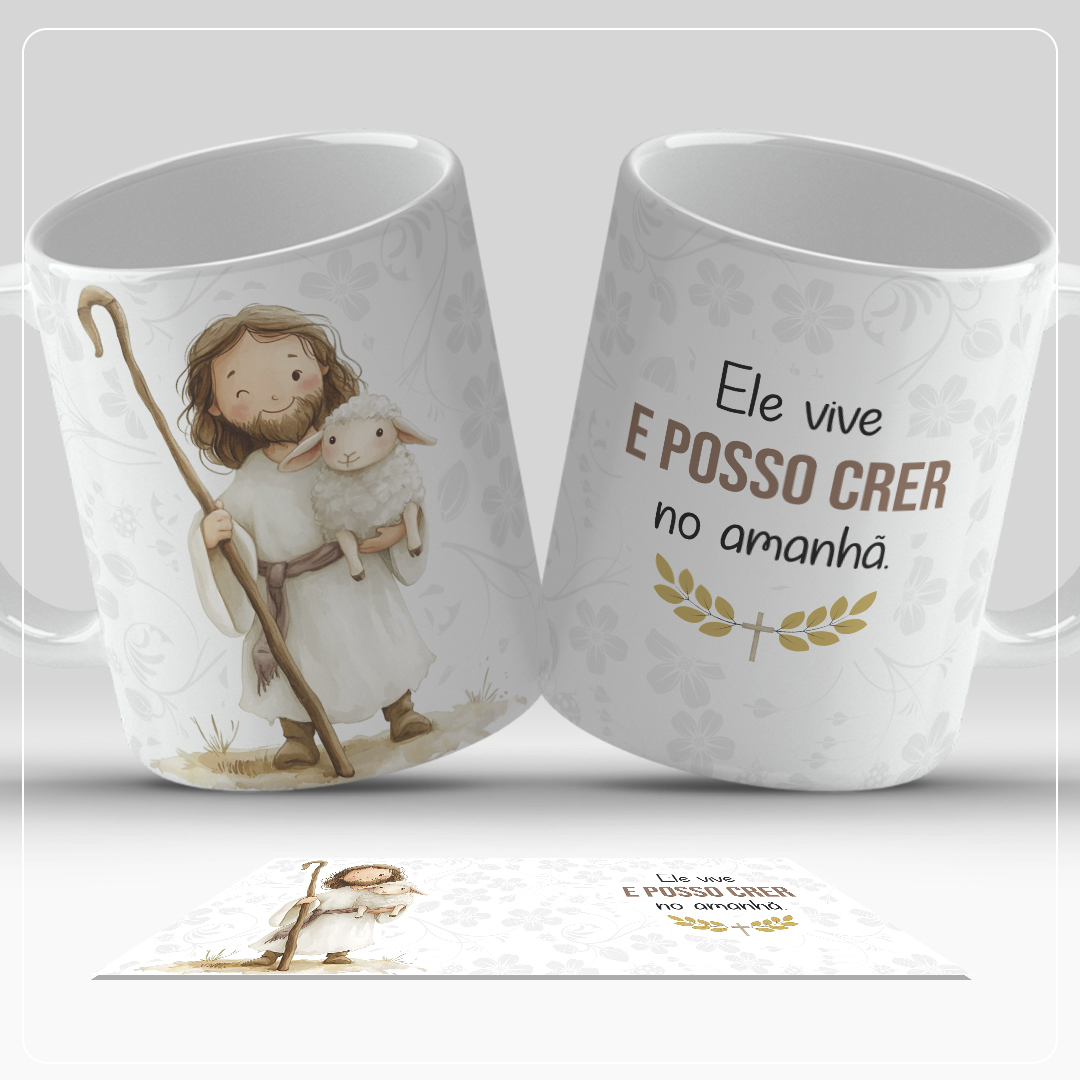 17 artes caneca páscoa cristã - Imagem 7