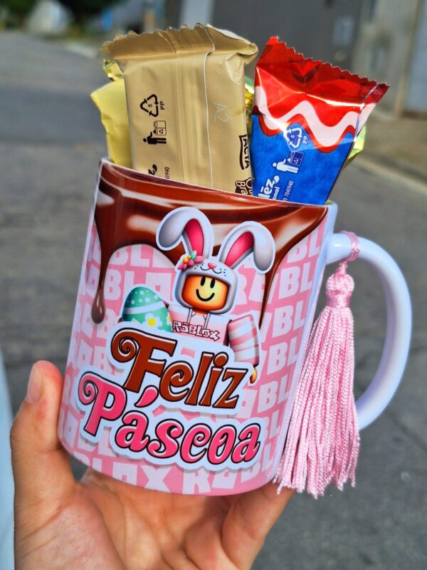 12 artes para caneca - Páscoa Roblox: Aventuras de Chocolate - Imagem 12