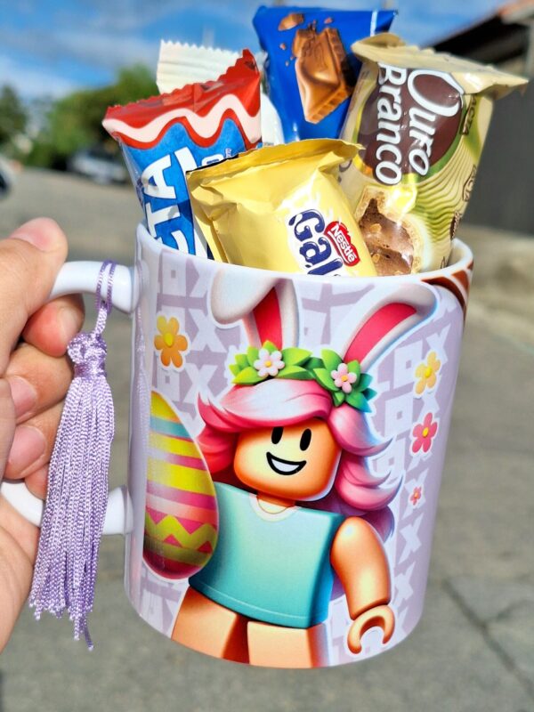 12 artes para caneca - Páscoa Roblox: Aventuras de Chocolate - Imagem 8