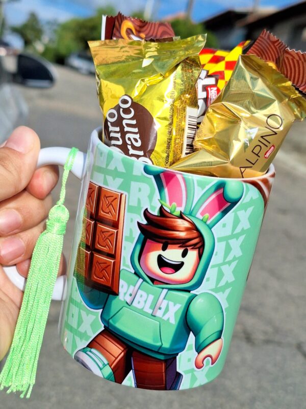 12 artes para caneca - Páscoa Roblox: Aventuras de Chocolate - Imagem 9