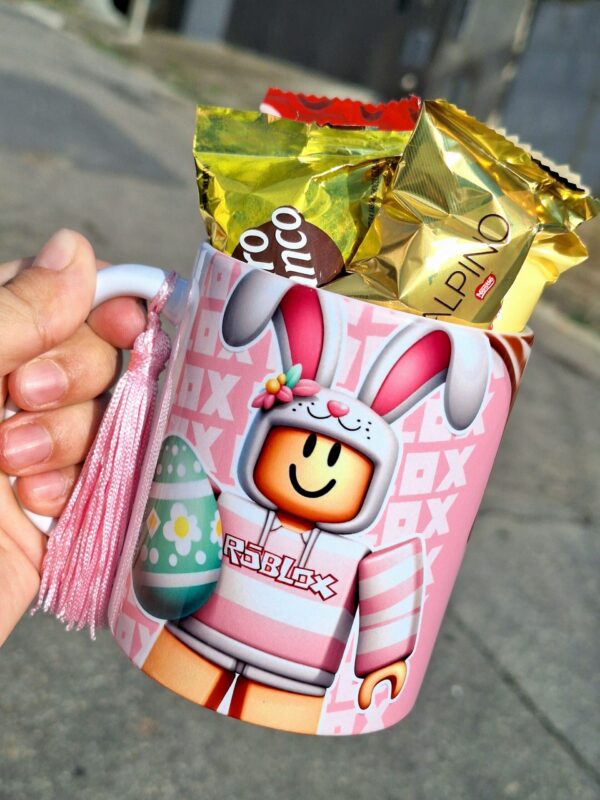 12 artes para caneca - Páscoa Roblox: Aventuras de Chocolate - Imagem 11
