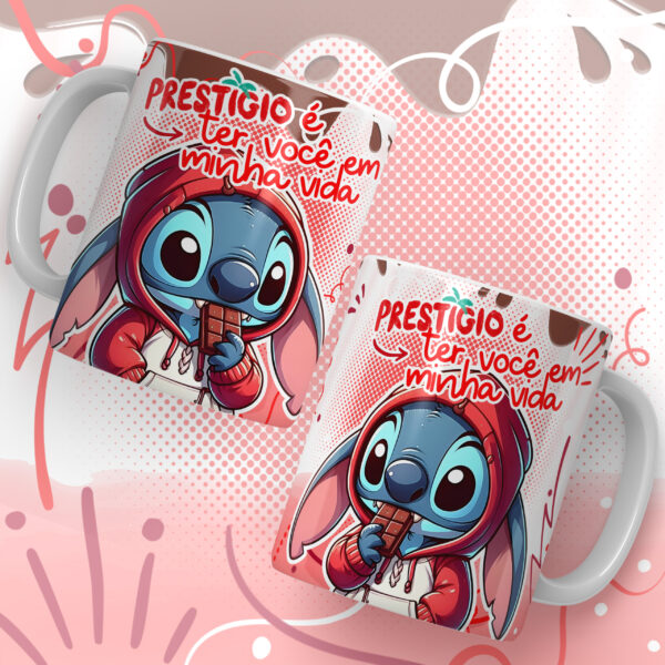 24 Artes para Canecas - Stitch Páscoa Chocolates - Imagem 4