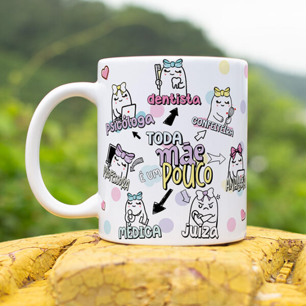 10 arte caneca - Dia das Mães Super Mãe - Imagem 3