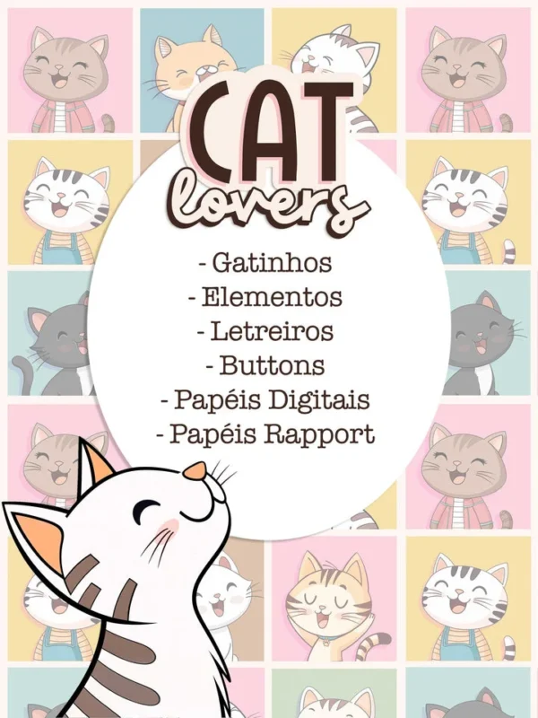 Pet Lovers – Combão Ilustrações Gato e Cachorro - Imagem 12