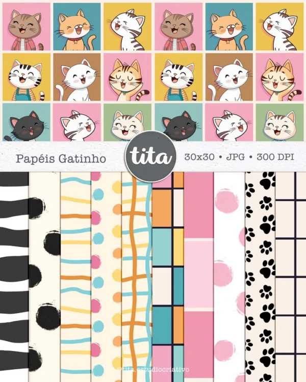 Pet Lovers – Combão Ilustrações Gato e Cachorro - Imagem 15