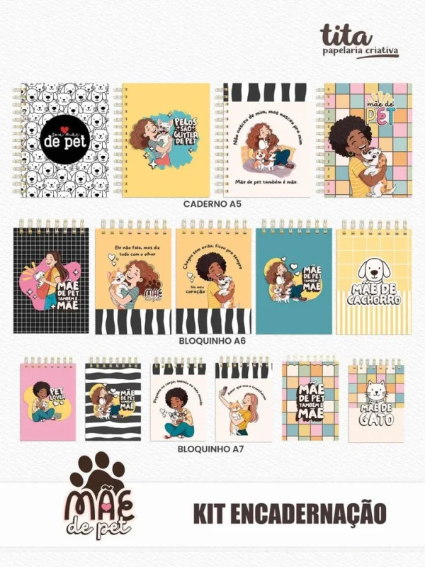 Mãe de Pet – Combão Ilustrações + Kit Encadernação - Imagem 5