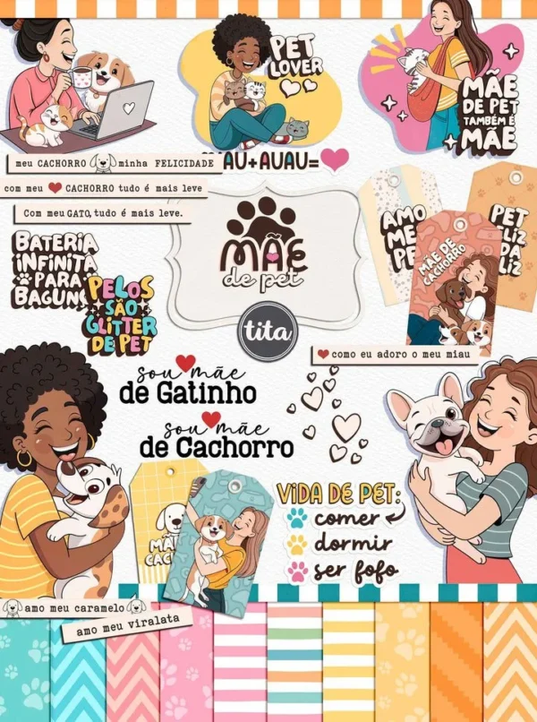 Mãe de Pet – Combão Ilustrações + Kit Encadernação - Imagem 2