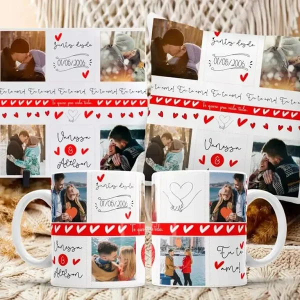 Kit Dia dos Namorados 2.0 Caneca + Azulejo - Imagem 10