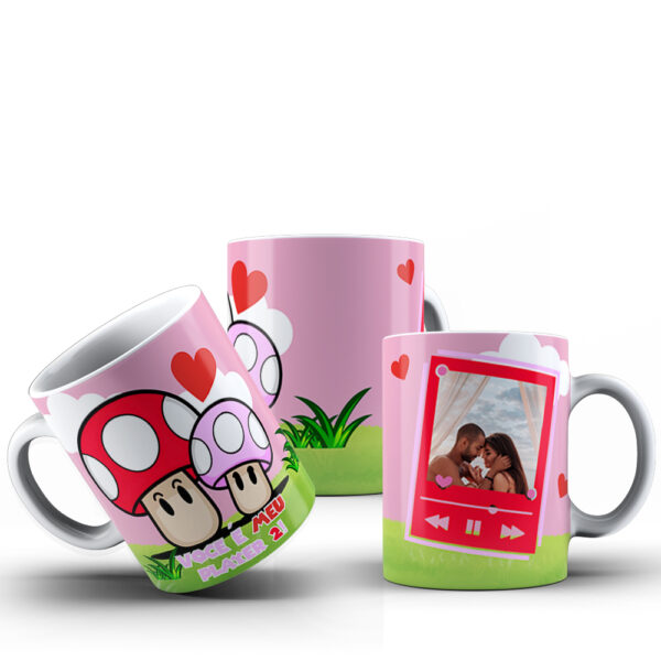 CANECAS Mario Love (Pop Art) - Imagem 10