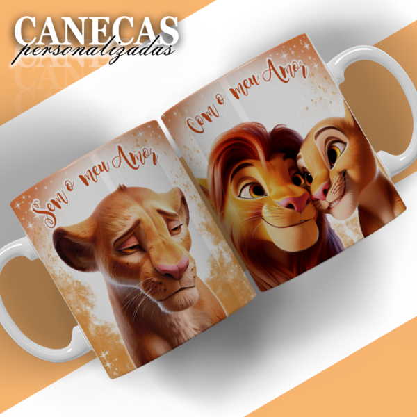 20 Artes para canecas - SEMPRE COM  MEU AMOR - Imagem 3