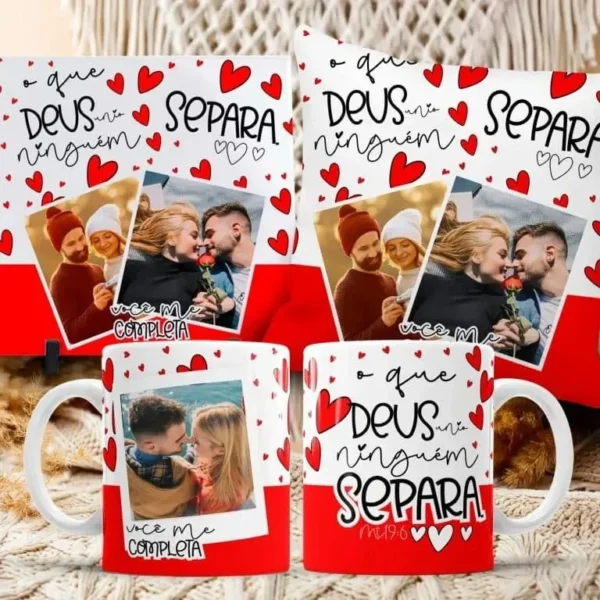 Kit Dia dos Namorados 2.0 Caneca + Azulejo - Imagem 9