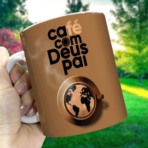 Arte Digital para Caneca Café com Deus Pai 2025 - Imagem 3
