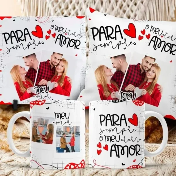Kit Dia dos Namorados 2.0 Caneca + Azulejo - Imagem 7