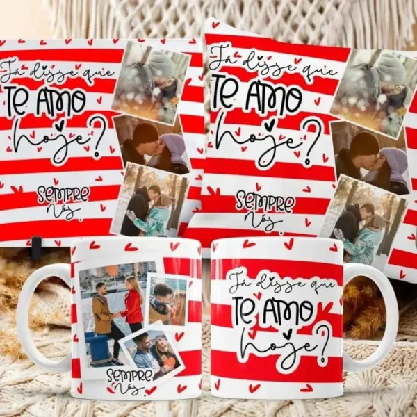 Kit Dia dos Namorados 2.0 Caneca + Azulejo - Imagem 6