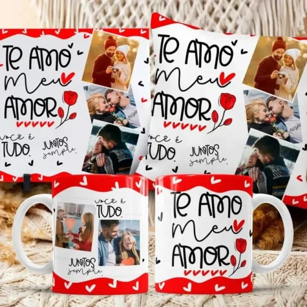 Kit Dia dos Namorados 2.0 Caneca + Azulejo - Imagem 5