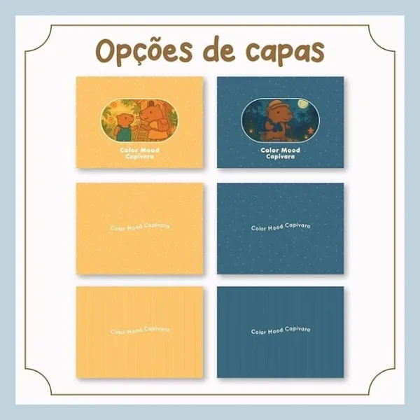 Livro de Colorir | Color Mood Capivara (Papel Sorriso) - Imagem 3