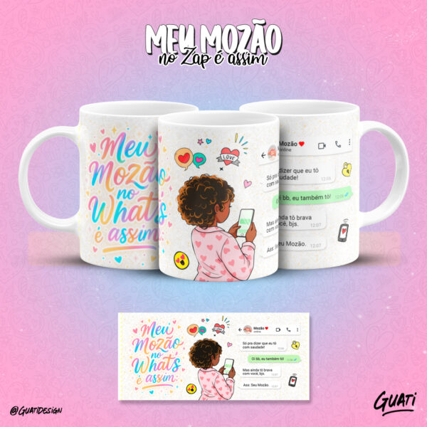 12 ARTES CANECAS - MEU MOZÃO NO WHATS - Imagem 2