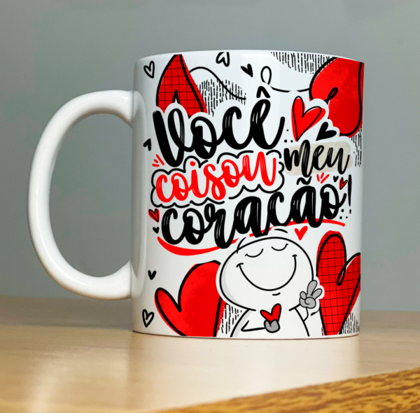 15 ARTES CANECA DIA DOS NAMORADOS 2025 - ABACAXI SUBLIMÁTICO - Imagem 23