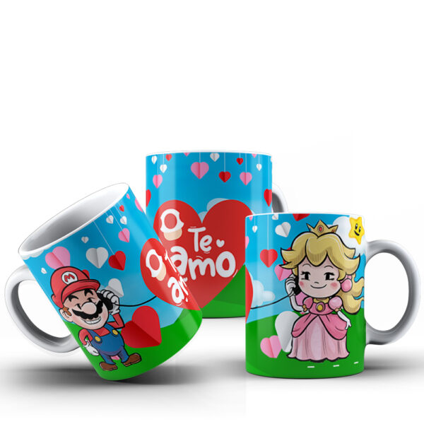 CANECAS Mario Love (Pop Art) - Imagem 8