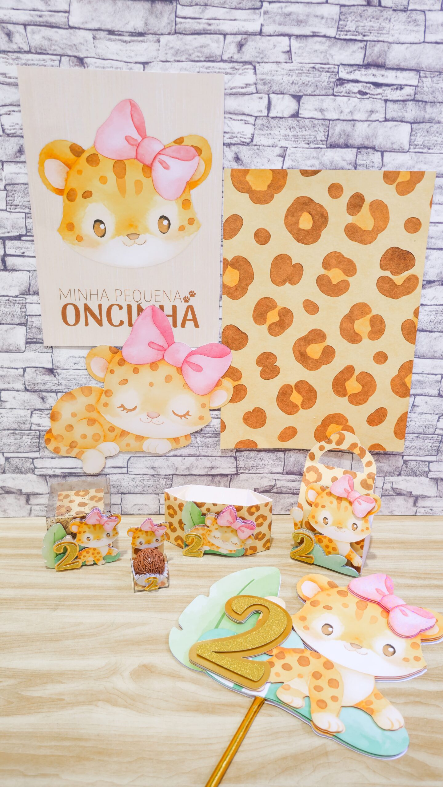 Mesversário Onça – Kit Festa Pronta