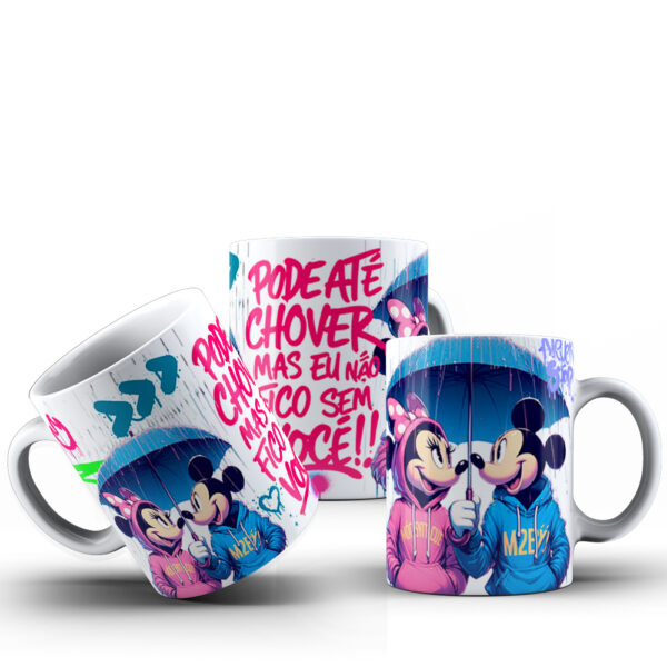 Artes canecas Mickey & Minnie XXXL namorados - Imagem 6