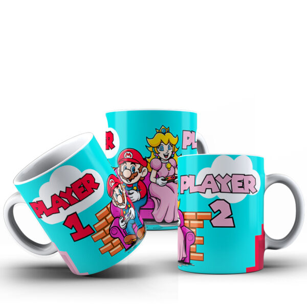 CANECAS Mario Love (Pop Art) - Imagem 5