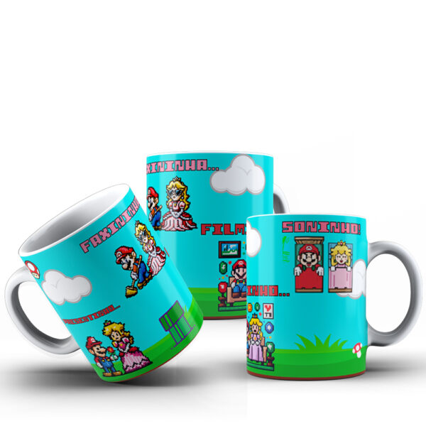 CANECAS Mario Love (Pop Art) - Imagem 2