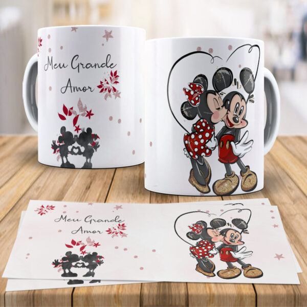 Disney Love 17 artes Canecas - Imagem 10