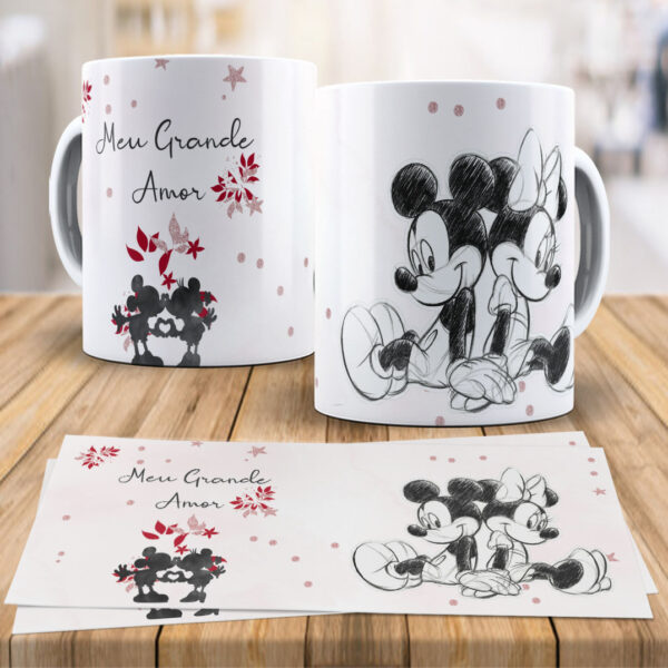 Disney Love 17 artes Canecas - Imagem 8