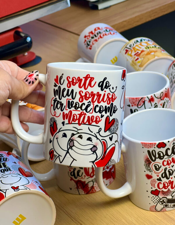 15 ARTES CANECA DIA DOS NAMORADOS 2025 - ABACAXI SUBLIMÁTICO - Imagem 10