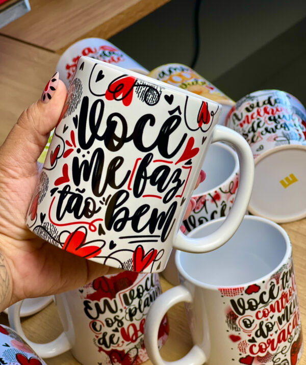 15 ARTES CANECA DIA DOS NAMORADOS 2025 - ABACAXI SUBLIMÁTICO - Imagem 11